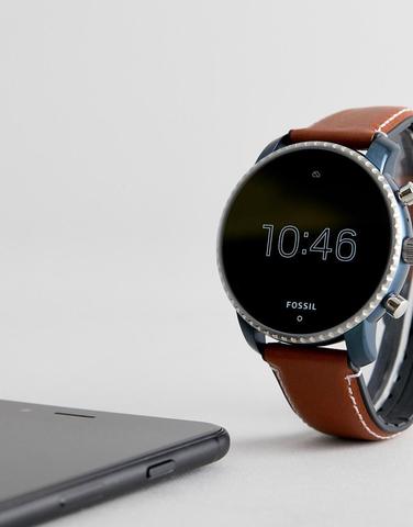 fossil ftw4016 explorist hr braun