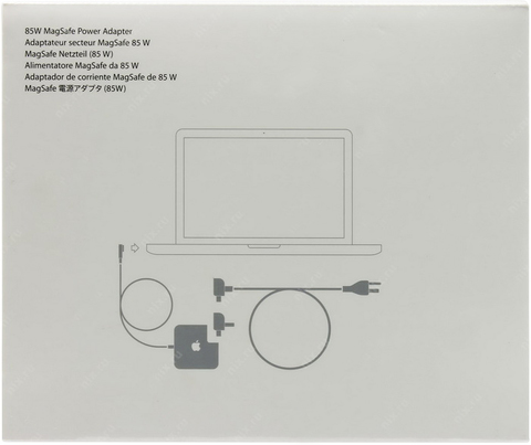 Оригинальный Адаптер питания Apple MagSafe мощностью 85 Вт (для 15-дюймового и 17-дюймового MacBook Pro) / MC556 (Retail)