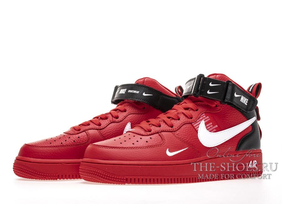 nike air force 1 low 07 lv8 red white blue