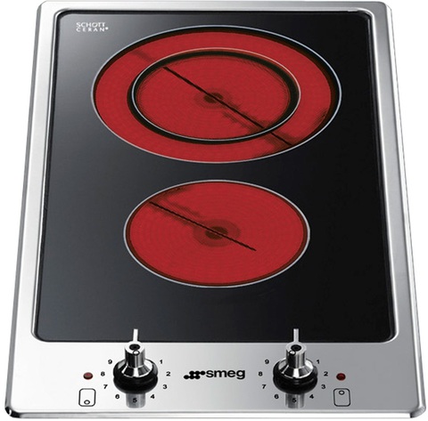Стеклокерамическая варочная поверхность (домино) Smeg PGF32C