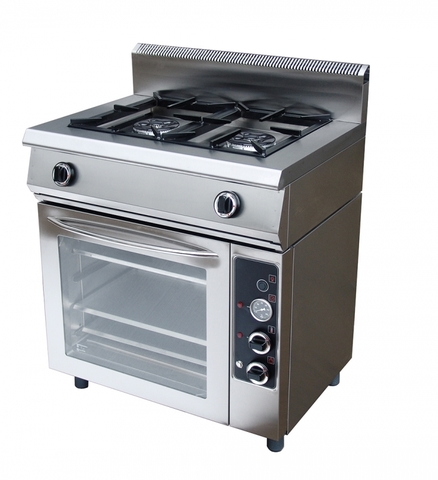 Плита газовая Grill Master с духовкой Ф2ПДГ/600, 800х600х1050 2 горелок 2-я корона