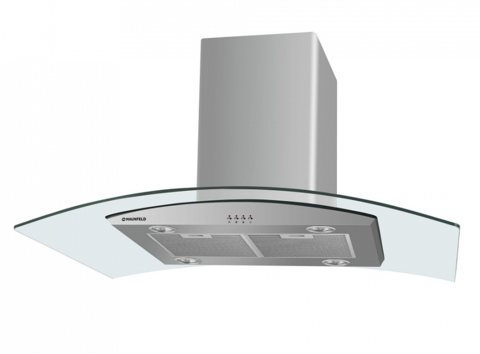 Вытяжка Maunfeld Ancona PlusA (Isla) 90 Inox Glass Transparent