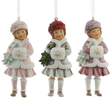 Новогодняя Игрушка Девочка Новогодняя Игрушка Девочка