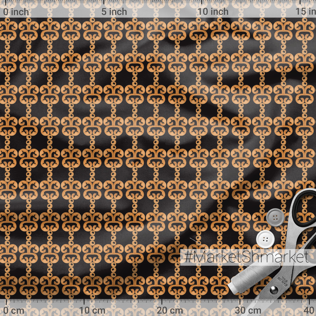 Tkani Abstraktnyj Zolotoj Uzor Na Chernom Fone Zakazhi Na Marketshmarket Com Lyubaya Tkan S Lyubym Printom