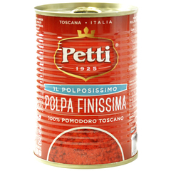 Petti Натуральный томатный соус для пиццы, Полпа Финиссима 400 г