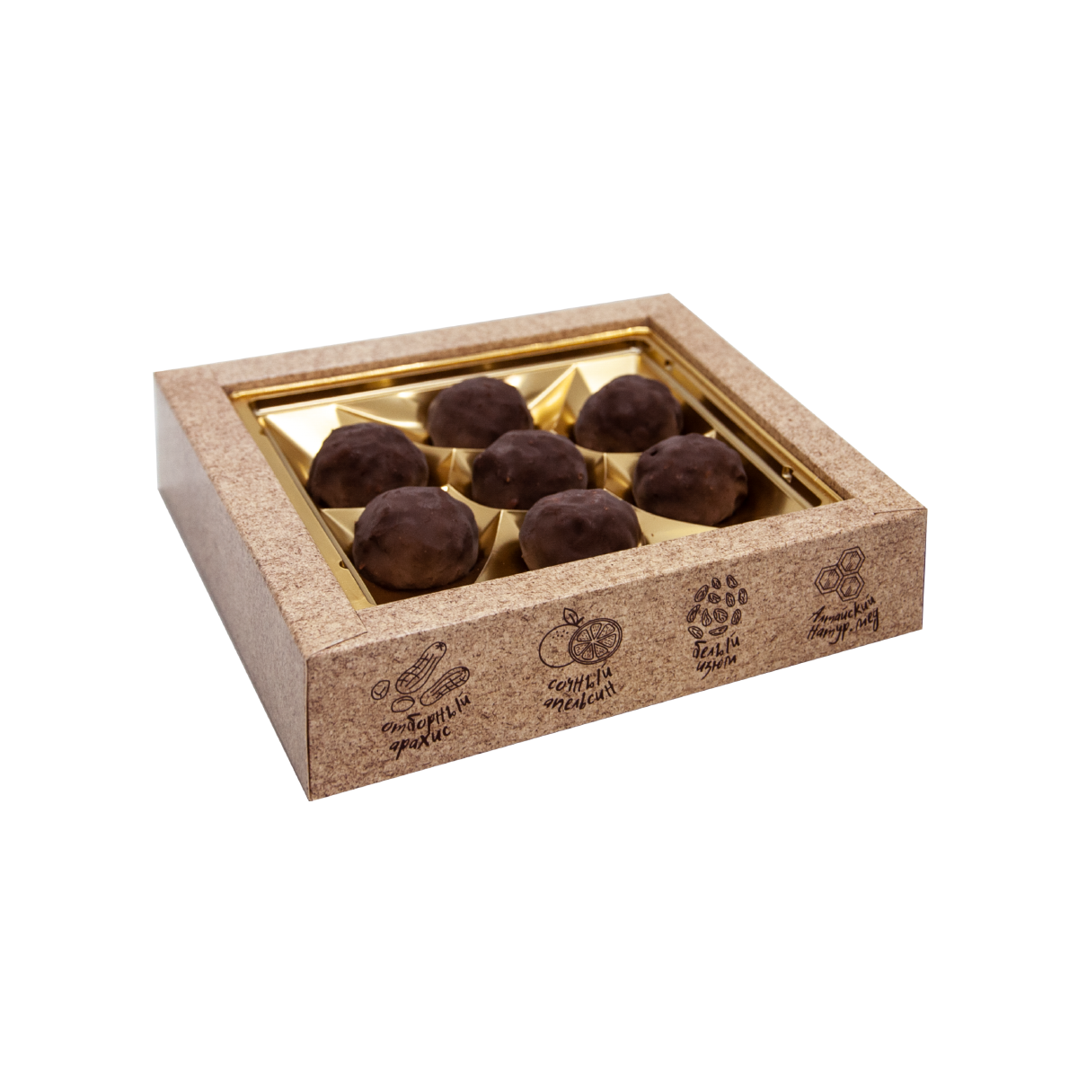 Shoco Rolls с арахисом изюмом цукатами апельсина и медом в шоколадной глазури Galagancha 135 г