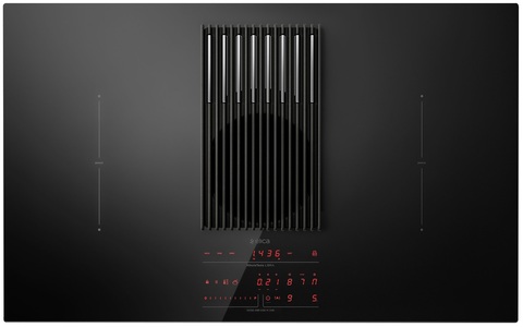 Индукционная варочная панель со встроенной вытяжкой Elica NikolaTesla LIBRA BL/F/83