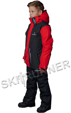 Детский Горнолыжный Костюм Jr. Extreme Black/Red