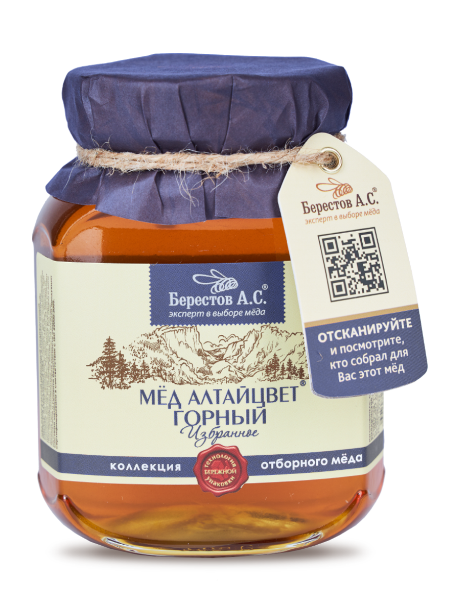Мед Избранное Горный/ стекло 500 г Мёд