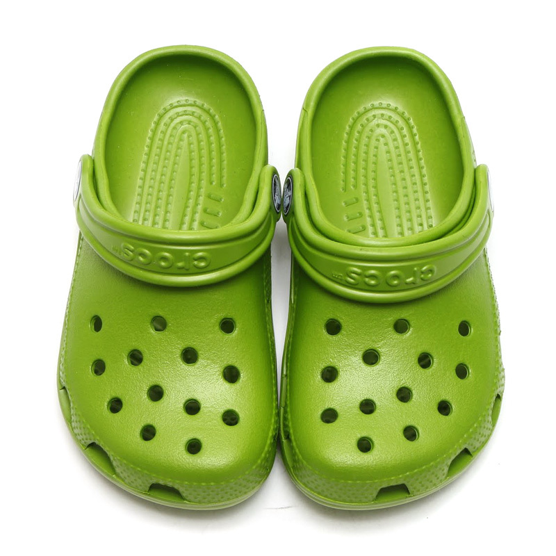 kids crocs green
