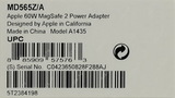 Оригинальный Адаптер питания Apple MagSafe 2 мощностью 60Вт (для MacBook Pro с 13-дюймовым экраном Retina) / MD565LL (Retail)
