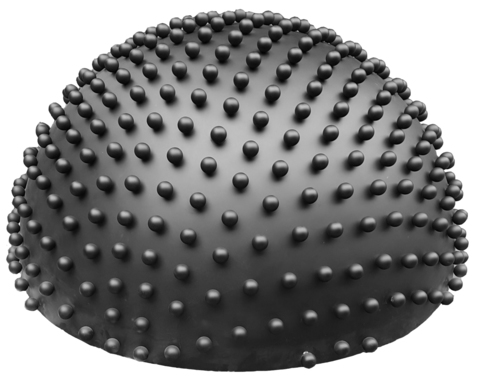 Semisphere, black, mat, with small spheres, Ø = 0,06m Semisphere, black, mat, with small spheres, Ø = 0,06m