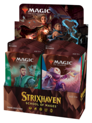 Дисплей тематических бустеров выпуска «Strixhaven: School of Mages» (английский) Дисплей тематических бустеров выпуска «Strixhaven: School of Mages» (английский)