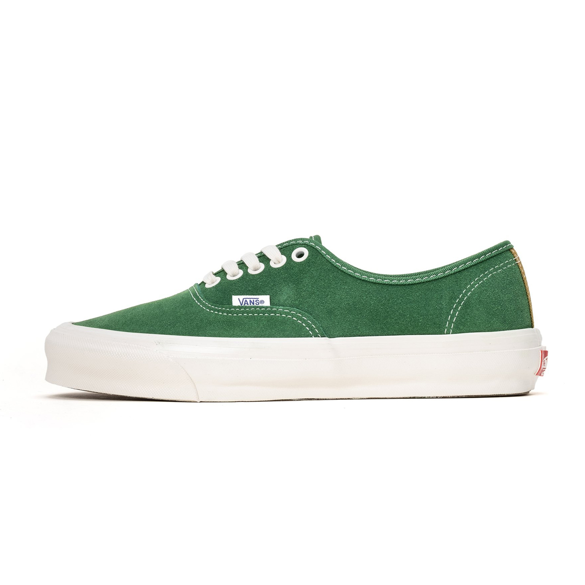 vans authentic green suede