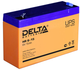 Аккумулятор Delta HR 6-15 ( 6V 15Ah / 6В 15Ач ) - фотография Аккумулятор Delta HR 6-15 ( 6V 15Ah / 6В 15Ач ) - фотография