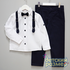 Костюм (подтяжки, бабочка)