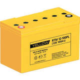 Аккумулятор YELLOW RTM 12-100PL ( 12V 100Ah / 12В 100Ач ) - фотография Аккумулятор YELLOW RTM 12-100PL ( 12V 100Ah / 12В 100Ач ) - фотография