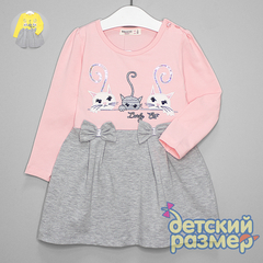 Платье (коты и банты)