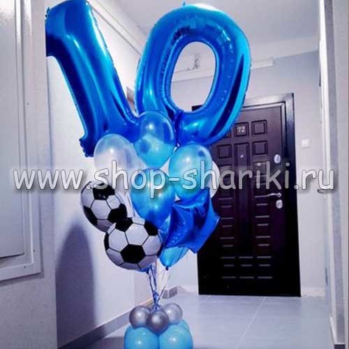 Композиции из шаров на день рождения мальчику 10 лет
