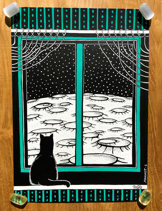 The Quiet Evening - 1 (Moon Cat)