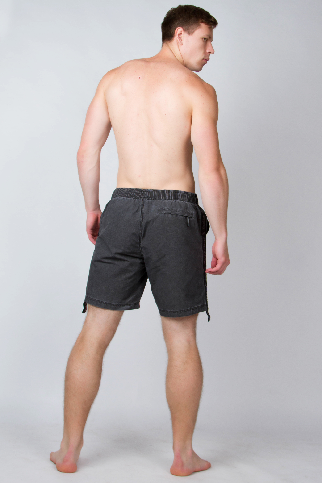 Swim shorts “Dark carbon with long stripe VELIKOROSS” - купить по ...