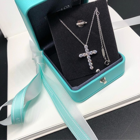 Подвеска крест tiffany