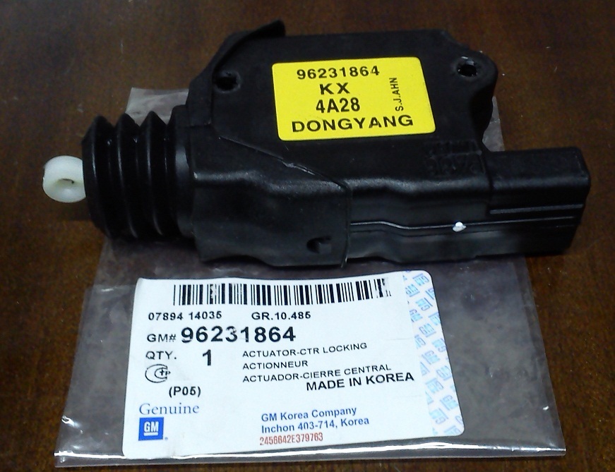 Aktuator Zamka Dveri Perednej Pravoj Zadnej Levoj Pravoj Daewoo Nexia Gm