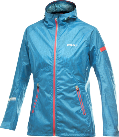 Куртка Craft Active Run Hybrid женская голубая
