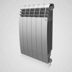 Алюминиевый радиатор  Biliner Alum Silver Satin 500 (серебристый)  - 8 секции