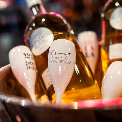 Бокал для шампанского Superglas CLUB NO. 1 CHAMPAGNE THE NEW MEDICINE, 100 мл