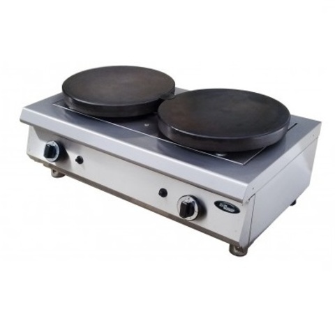 Блинный аппарат Grill Master Ф2БкрГ газовый (2 поверхности) 2х380мм