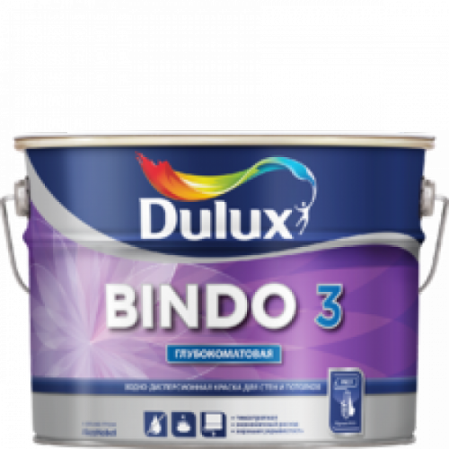  Bindo 3/Дулюкс Биндо 3 Глубокоматовая интерьерная краска–  .