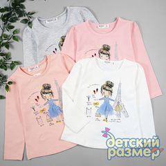 Футболка-лонгслив (аппликация)
