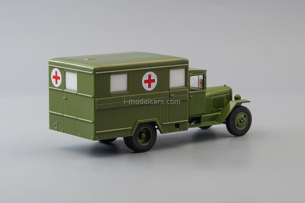 1942 Military Ambulance DeAgostini Autolegends Trucks # 51 1:43 ZiS-44