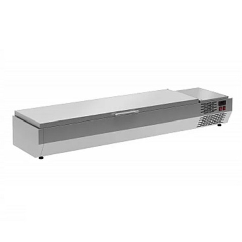A40 SM 1,2 с крышкой 0430 (Carboma VT2-G с крышкой), 1200x400х420; +2 +10; 0,3кВт