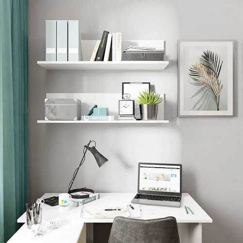 polka nastennaya v stile ikea belogo cveta razmerom 100 sm pn006 1000