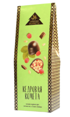 Конфеты Кедровая комета с земляникой Сибирский Кедр 70 гр.