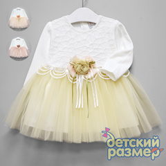 Платье (кружево, брошь)