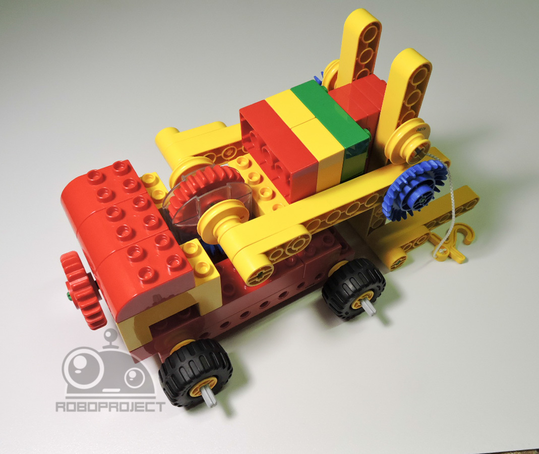 Lego Первые механизмы | Инструкция по сборке Машины - автопогрузчика ...