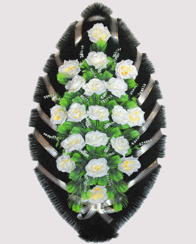 Траурный венок на похороны 110 см, модель 