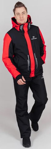 Горнолыжный костюм Nordski Extreme Black-Red мужской