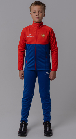 Утеплённый лыжный костюм Nordski Premium Patriot детский