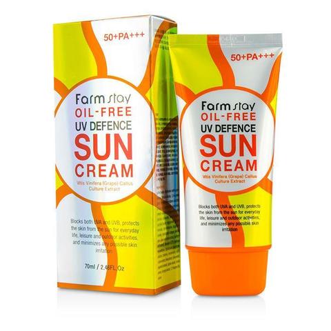 Солнцезащитный крем с высоким фактором защиты Farm Stay Oil-Free UV ...