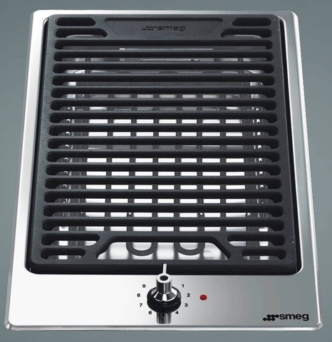 Электрический гриль-барбекю (домино) Smeg PGF30B