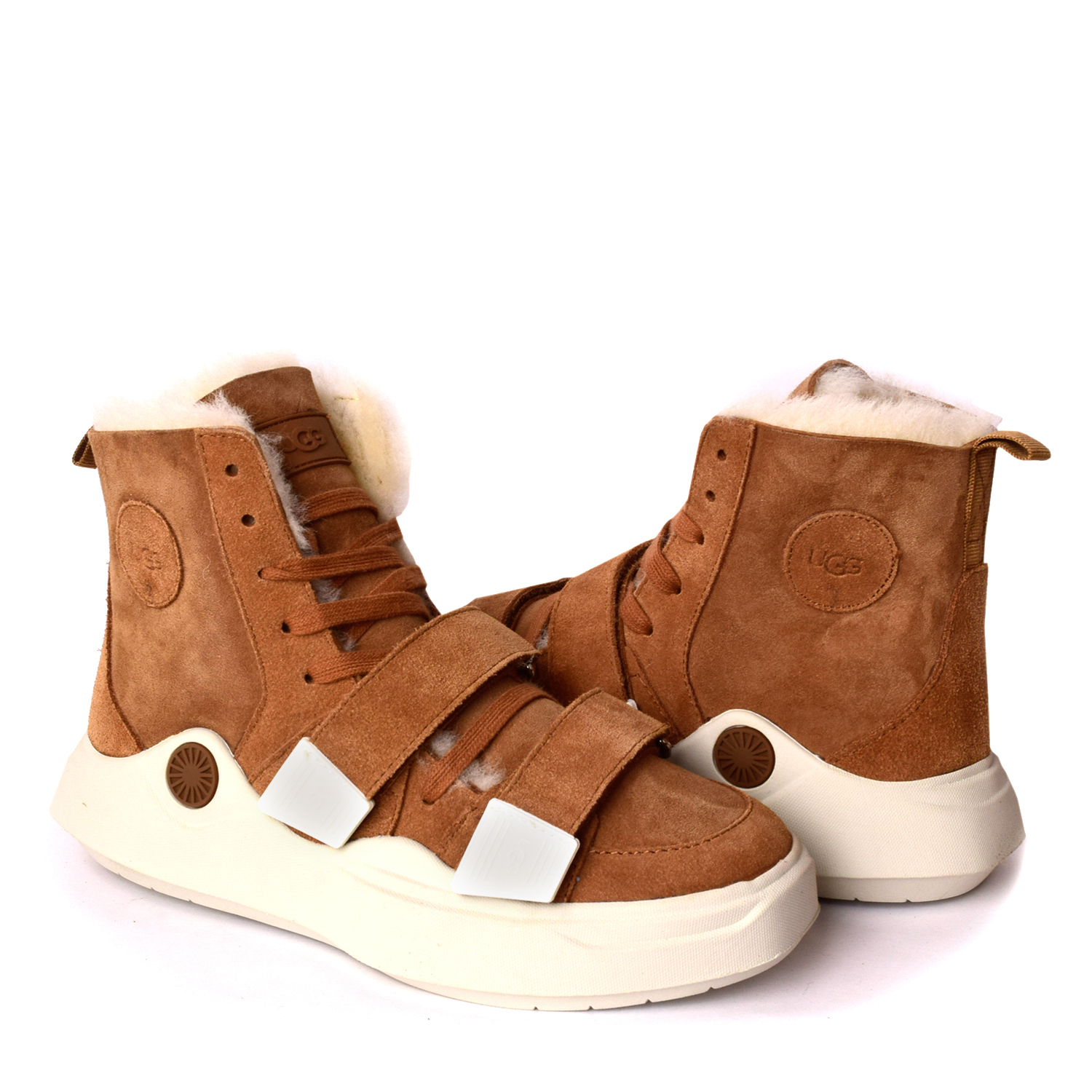 UGG SNEAKERS SIOUX TRAINER CHESTNUT