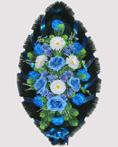 Траурный венок 110 см, модель 