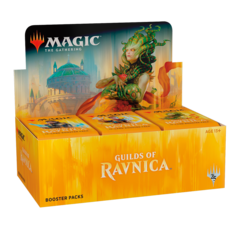 Дисплей бустеров выпуска «Guilds of Ravnica» (английский) Дисплей бустеров выпуска «Guilds of Ravnica» (английский)
