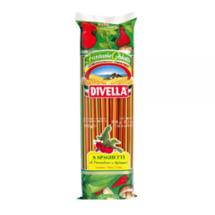 Паста СПАГЕТТИ RISTORANTE С ПОМИДОРАМИ И ШПИНАТОМ Divella 500 г