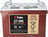 Тяговый аккумулятор Trojan 27-GEL ( 12V 91Ah / 12В 91Ач ) - фотография Тяговый аккумулятор Trojan 27-GEL ( 12V 91Ah / 12В 91Ач ) - фотография