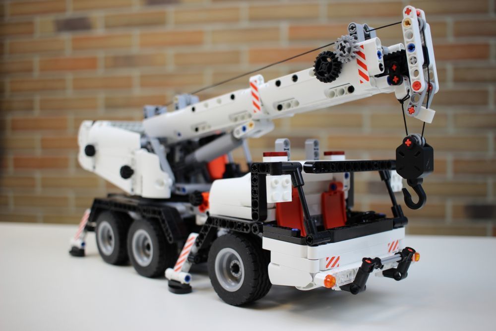 xiaomi mitu building blocks mobile engineering crane